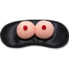 Rožinė DIABLO PICANTE Sleep Mask Boob-Themed Party Priedas Rožinė