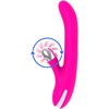 Rožinė DIVERSIA Bunny Rotation Intimate Machine 24 cm USB Rechargeable Rožinė