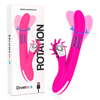Rožinė DIVERSIA Bunny Rotation Intimate Machine 24 cm USB Rechargeable Rožinė