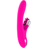 Rožinė Diversia Bunny Waves 24 cm - Silicone Dual-Action Intimate Device USB Rožinė