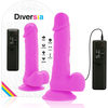 Diversia Flexible Vibrating Intimate Machine Violetinė 20.5cm Harness-Compatible