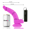 Diversia Flexible Vibrating Intimate Machine Violetinė 21.5cm Harness Compatible