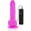 Diversia Flexible Vibrating Intimate Machine Violetinė 20.5cm Harness-Compatible
