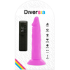 Diversia Flexible Vibrating Intimate Device Violetinė 23cm Harness-Compatible