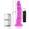 Diversia Flexible Vibrating Model Violetinė 21cm with Remote Control