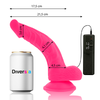 Rožinė Diversia Flexible Vibrating Device Rožinė 21.5cm with Suction Cup &amp; Remote
