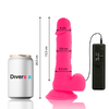 Rožinė DIVERSIA Flexible Vibrating Model Rožinė 20.5cm with Remote Control
