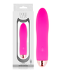 Rožinė Dolce Vita Four Rožinė Rechargeable Device 7 Modes Medical Silicone 13cm