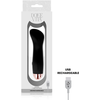 Dolce Vita One Juodas Intimate Device 7-Speed Rechargeable Silicone 12.5cm