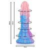 EPIC Ashtar Intimate Silicone Device with Suction Base, 18 cm, Pilkas