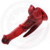EPIC Vulcanus Night Dragon Silicone Fantasy Model, 19.5cm, Juodas