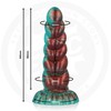 Oranžinis EPIC Zirion Aridfire Silicone Fantasy Model, 206 mm, Raudona-Oranžinis