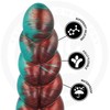 Oranžinis EPIC Zirion Aridfire Silicone Fantasy Model, 206 mm, Raudona-Oranžinis