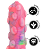 Mėlyna EPIC NIXIE Shape-Shifting Silicone Model, Suction Base, 15.5cm, Mėlyna