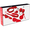 EXPERIENCE Raudona Series Advanced Bondage Kit - 8-Piece Synthetic Leather Set