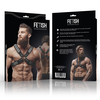 Fetish Submissive Attitude Men's Chest Harness Eco-Leather Adjustable Juodas