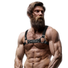 Fetish Submissive Attitude Men’s Eco-Leather Bulldog Chest Harness M/L