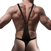 Fetish Submissive Attitude Men's Adjustable V-Shape Eco-Leather Harness