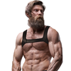 Fetish Submissive Attitude Neoprene Chest Harness for Men L - Adjustable Fit