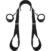 Fetish Submissive Bondage Fetish Submissive Neoprene-Lined Adjustable Restraint System Juodas