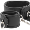 Fetish Submissive Bondage Fetish Submissive Vegan Leather Collar &amp; Wrist Restraint Set, Adjustable
