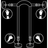 Fetish Submissive Bondage Fetish Submissive Master Set with 4 Neoprene-Lined Restraints, Adjustable