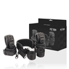 Fetish Submissive Bondage Fetish Submissive Master Set with 4 Neoprene-Lined Restraints, Adjustable