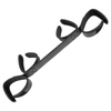 Fetish Submissive Bondage Fetish Submissive Adjustable Spreader Bar with Neoprene Padding, Juodas