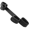 Fetish Submissive Bondage Fetish Submissive Adjustable Spreader Bar with Neoprene Padding, Juodas
