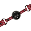 Fetish Submissive Dark Room Adjustable Vegan Leather Breathable Gag