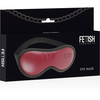 Dark Fetish Submissive Vegan Leather Mask with Neoprene Lining, Adjustable Fit