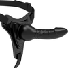 Fetish Submissive Harness Fetish Submissive Silicone Intimate Harness Juodas 16 cm Adjustable Strap
