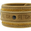 Fetish Submissive Origin Fetish Submissive Origen Vegan Leather Ankle Cuffs Neoprene Lining Juodas
