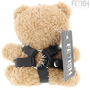 Rebel Fetish Submissive Bongo Plush Bear - Collectible Designer Priedas 10 cm