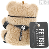 Rebel Fetish Submissive Fozzie Teddy Bear - Designer Plush with Metallic Accents