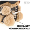 Rebel Fetish Submissive Mishka Plush Bear Model 5 with Bunny Mask and Chains