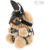 Rebel Fetish Submissive Mishka Plush Bear Model 5 with Bunny Mask and Chains