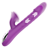 Fun Function Zenda Thruster &amp; Rotation Dual-Action Silicone Device 24.5cm Violetinė