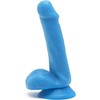 Mėlyna Get Real Happy Dicks Mėlyna 12 cm Anatomical Model with Suction Base