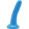 Mėlyna Get Real Happy Dicks Mėlyna 12 cm Anatomical Model with Suction Base