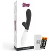 Glossy Jackson Rabbit Juodas Dual Motor Silicone Massager 12cm