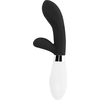 Glossy Jackson Rabbit Juodas Dual Motor Silicone Massager 12cm