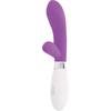 Glossy Jackson Rabbit Intimate Massager Dual Motor Violetinė 12cm