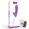 Glossy Jackson Rabbit Intimate Massager Dual Motor Violetinė 12cm