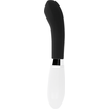 GLOSSY John Curve Juodas - Intimate Silicone Vibration Device 12cm