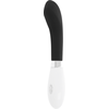 GLOSSY John Curve Juodas - Intimate Silicone Vibration Device 12cm