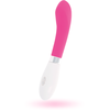 Glossy John Rožinė Intimate Machine - 10 Modes, Atsparus vandeniui, 12cm, Silicone