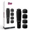 Glossy Kurt Pocket Massager Juodas - Compact Multi-Speed Relaxation Tool