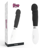 Glossy Paul Intimate Silicone Device Juodas 12cm 10 Modes Atsparus vandeniui