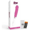 Rožinė Glossy Paul Rožinė Vibrator - 10-Mode, Atsparus vandeniui, 12cm, Silicone